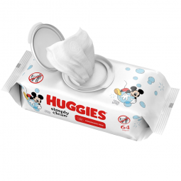Huggies Simply Clean Kimberly Clark 48750-Huggies Simply Clean Unscented Baby Wipes Soft Pack, Perso
