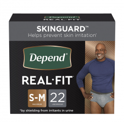 Depend Real Fit Kimberly Clark 50976-Depend Real Fit Maximum Absorbent Underwear, Small / Medium, 22