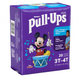 Pull-Ups Kimberly Clark 51355-Huggies Pull-Ups Learning Designs for Boys Training Pants, 3T to 4T, 2