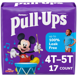 Pull-Ups Kimberly Clark 51358-Pull-Ups Learning Designs for Boys Training Pants, 4T to 5T, Overnight