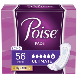 Poise Ultimate Kimberly Clark 51442-Poise Ultimate Bladder Control Pad, Long Length, Pads & Liners (