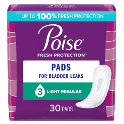 Poise Fresh Protection Kimberly Clark 51668-Poise Bladder Control Pads, Light Absorbency, Regular Le