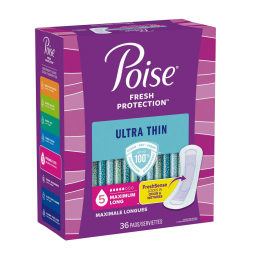 Poise Fresh Protection Ultra Thin Kimberly Clark 54352-Poise Fresh Protection Ultra Thin Pads, Maxim