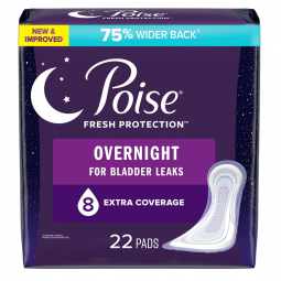 Poise Fresh Protection Overnight Kimberly Clark 54943-Poise Fresh Protection Overnight Pads, Inconti