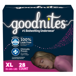GoodNites Kimberly Clark 55773-Female Youth Absorbent Underwear GoodNites Pull On with Tear Away Sea