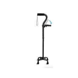 KingPavonini Adjustable and Foldable Walking Cane, 300-lb Capacity, Black