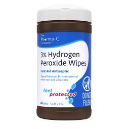 Pharma-C-Wipes Kleen Test Products 63-13271-Pharma-C-Wipes Hydrogen Peroxide Antiseptic, First Aid S