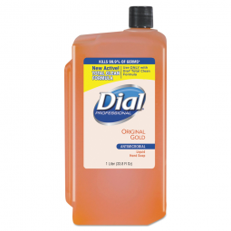 Dial Professional Lagasse DIA84019-Dial Antimicrobial Soap 1 Liter Refill Bottle, Soaps