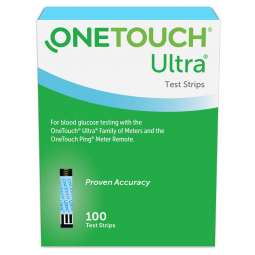 OneTouch Ultra Blue LifeScan 02289503-OneTouch Ultra Blue Blood Glucose Test Strip, Glucose Meter Te