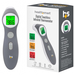 HealthSmart Mabis Healthcare 18-555-000-HealthSmart Digital Touchless Infrared Thermometer, Thermome
