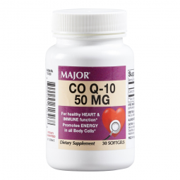 Major Major Pharmaceuticals 00904561646 Major Coenzyme Q-10 Dietary Supplement Minerals (BT)