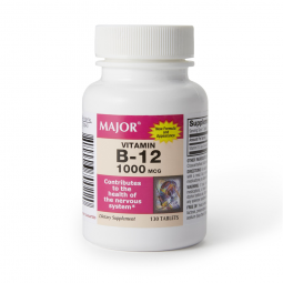 Major Major Pharmaceuticals 10006070022-Major Vitamin B-12 Vitamin Supplement, Vitamin B Supplements