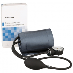 McKesson McKesson 01-775-11ANGM Aneroid Sphygmomanometer with Cuff, 2-Tube, Pocket-Size, Handheld, A