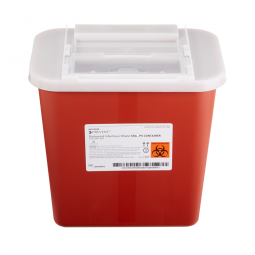 McKesson Prevent McKesson 047 Prevent Sharps Container, 2 gal, 10-1/4 x 7 x 10-1/2 in, Receptacles (