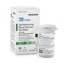 McKesson TRUE METRIX McKesson 06-R3051-45 TRUE METRIX Blood Glucose Test Strips, Glucose Meter Test 