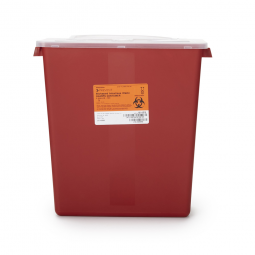 McKesson 101-8710 Prevent Multi-purpose Sharps Container, 3 gal, 13-1/2 x 12-1/2 x 6 in, Receptacles