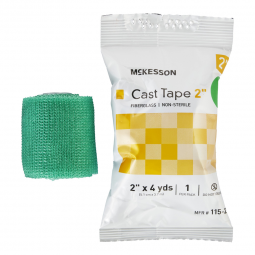 McKesson 115-2G-McKesson Green Cast Tape, 2 Inch x 4 Yard, Cast & Splint Bandages & Tapes (BX)