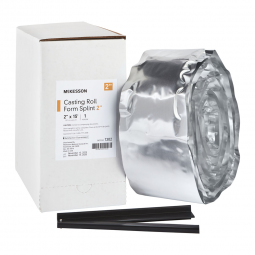 McKesson 1302-McKesson White Casting Roll Form Splints, 2 Inch x 15 Foot, Cast & Splint Bandages & T