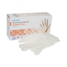 McKesson 14-120 Vinyl Exam Glove, Extra Large (CS/1000)