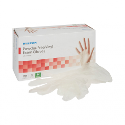 McKesson 14-136 Vinyl Exam Glove, Medium (CS/1500)