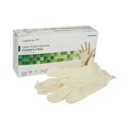 McKesson Confiderm McKesson 14-1384-McKesson Confiderm Latex Exam Glove, Extra Large, Ivory, Medical
