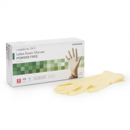 McKesson Confiderm McKesson 14-314-McKesson Confiderm Latex Exam Glove, Small, Ivory, Exam Gloves (C