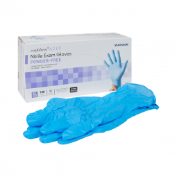 McKesson Confiderm 6.5CX McKesson 14-680C-McKesson Confiderm 6.5CX Nitrile Extended Cuff Length Exam