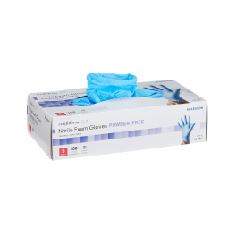 McKesson Confiderm 3.8 McKesson 14-684-McKesson Confiderm 3.8 Nitrile Exam Glove, Small, Blue, Medic