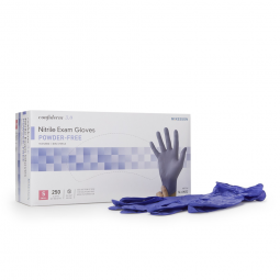 McKesson Confiderm 3.0 McKesson 14-6N32 Confiderm 3.0 Nitrile Exam Glove, Small, Blue, Medical Glove