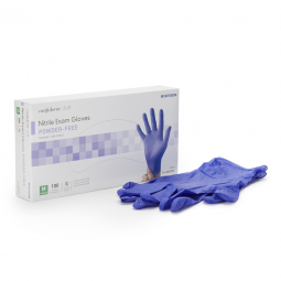 McKesson Confiderm 3.0 McKesson 14-6N34EC-McKesson Confiderm 3.0 Nitrile Exam Glove, Medium, Blue, E
