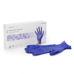 McKesson Confiderm 3.0 McKesson 14-6N38EC Confiderm 3.0 Nitrile Exam Glove, Extra Large, Blue (CS/10