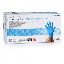 McKesson Confiderm 6.8C McKesson 14-6N681C-Exam Glove McKesson Confiderm 6.8C X-Large NonSterile Nit