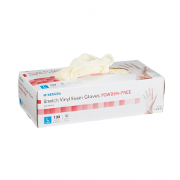 McKesson 14-818 Stretch Vinyl Exam Glove, Large (CS/1000)