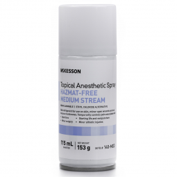 McKesson 140-MED-McKesson Pentafluoropropane/Tetrafluoroethane Topical Anesthetic, 115-mL Spray Can,
