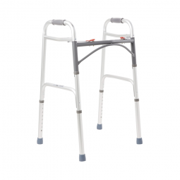 McKesson 146-10200-1-McKesson Aluminum Folding Walker, 32-39 Inch Height, Walkers