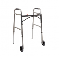 McKesson 146-10210-4 Folding Walker, Adjustable Height (CS/4)