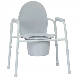 McKesson 146-11105N-4 Commode Chair, Nonfolding (CS/4)