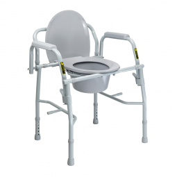 McKesson 146-11125KD-1-McKesson Commode Chair, 13-3/4 Inch Seat Width, Commode / Shower Chairs (CS)