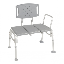 McKesson 146-12025KD-1 Knocked Down Bariatric Bath Transfer Bench, 18-1/4 to 23-1/4 in, Transfer Ben