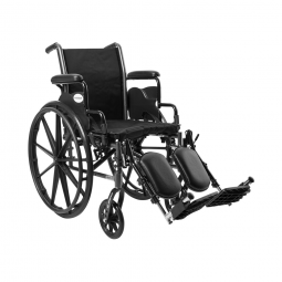 McKesson 146-K316DDA-ELR Lightweight Wheelchair, 16 in Seat Width, Elevating Legrest