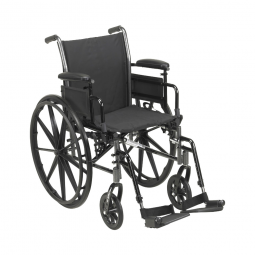 McKesson 146-K320ADDA-SF drive Cruiser III Wheelchair, 20 in Seat Width, Swing-Away Footrest