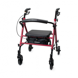 McKesson 146-RTL10261RD-McKesson Four-Wheel Rollator, Rollators