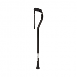 McKesson 146-RTL10306-McKesson Black Aluminum Offset Cane, 30-39 Inch Height, Canes