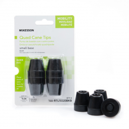 McKesson 146-RTL10320BKB-McKesson Quad Cane Tips, Cane Accessories (CS) - McKesson Quad Cane Tips