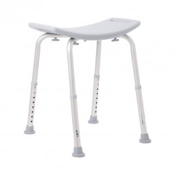 McKesson 146-RTL12203KDR-McKesson Aluminum Bath Bench Without Backrest, 15  19 Inch, Gray, Benche