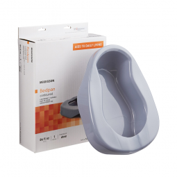 McKesson 146-RTLPC23212-McKesson Reusable Contoured Bedpan, 84 oz., Bedpans