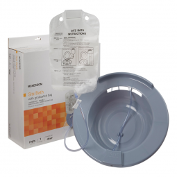 McKesson 146-RTLPC23234-McKesson Round Sitz Bath, 2000 mL Capacity, Showers & Sitz Bath