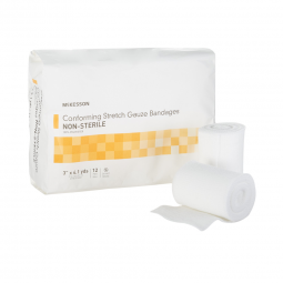 McKesson 16-012-McKesson Nonsterile Conforming Bandage, 3 Inch x 4-1/10 Yard, Compression Bandages (