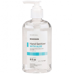 McKesson 16-1069-McKesson Gel Hand Sanitizer with Aloe, 8 oz. Pump Bottle, Hand Sanitizers (CS)