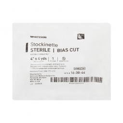 McKesson 16-3B-44-McKesson Bias Cut Stockinette, 4 Inch x 4 Yard, Retainer Dressings (CS)